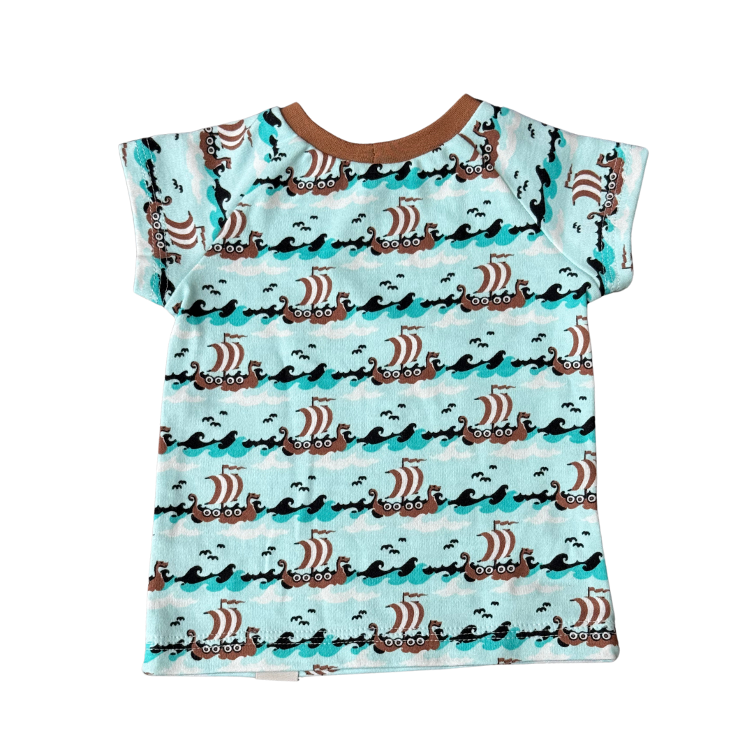 Libminna | T-Shirt | Seepferdchen (Braun)