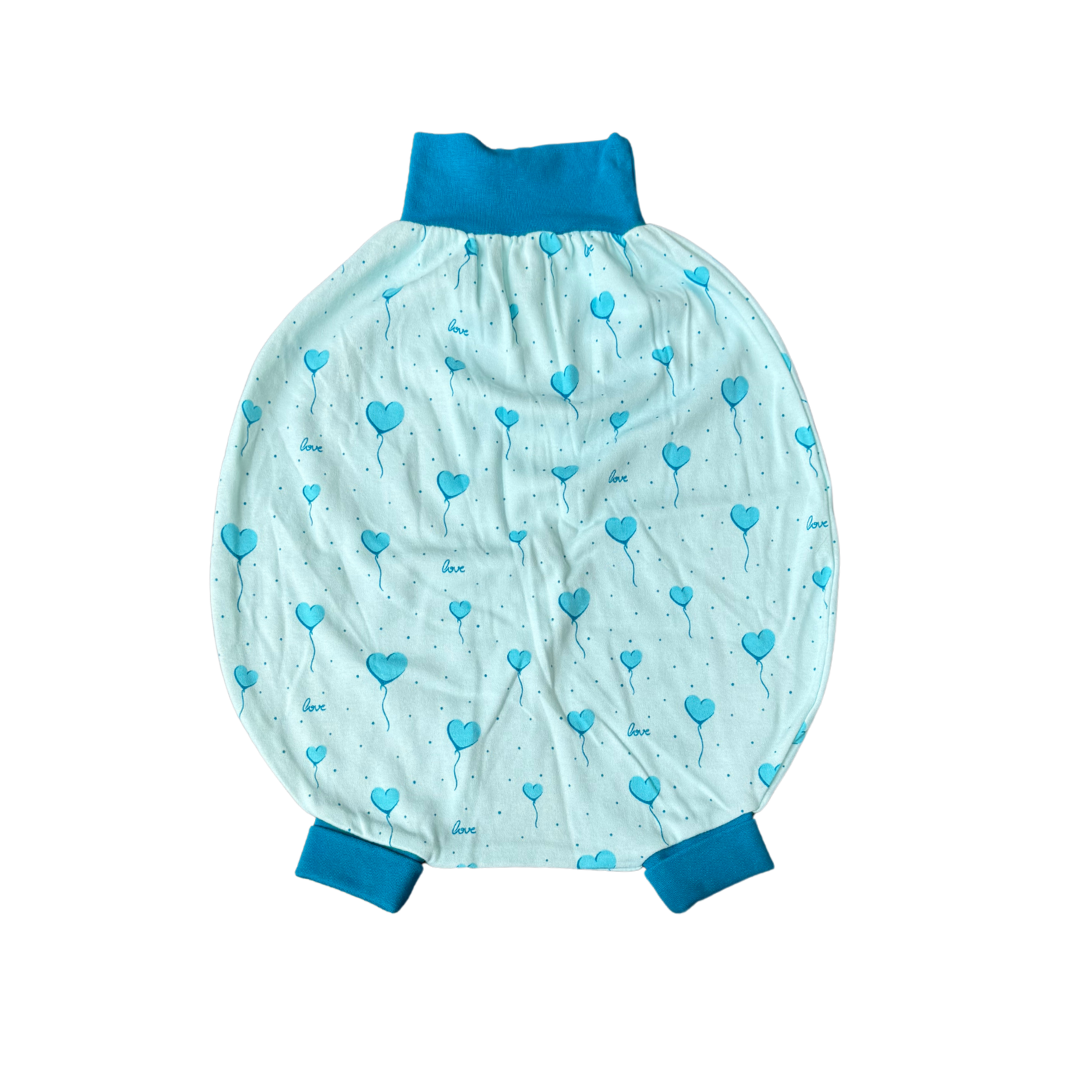 Libminna | Wendbare Strampelhose | Blau