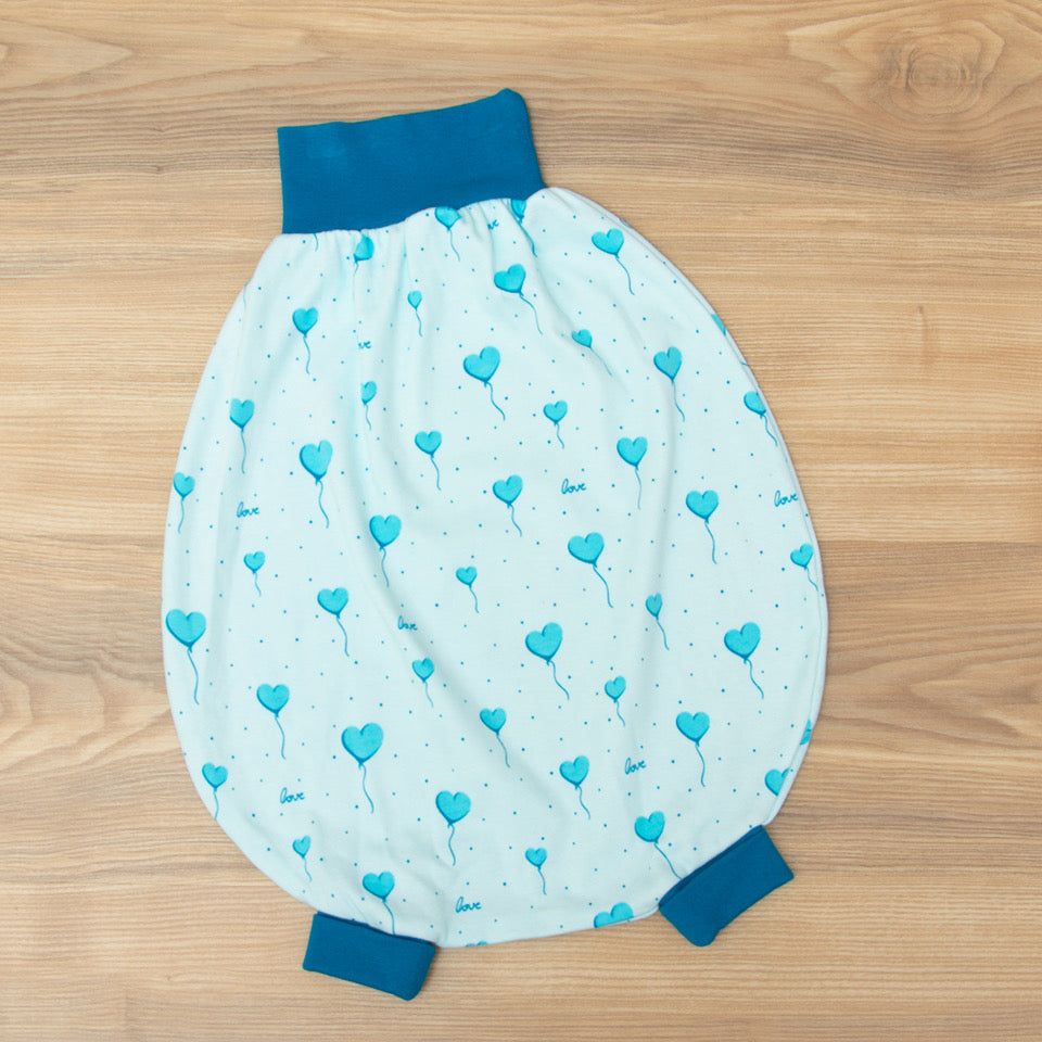 Libminna | Wendbare Strampelhose | Blau