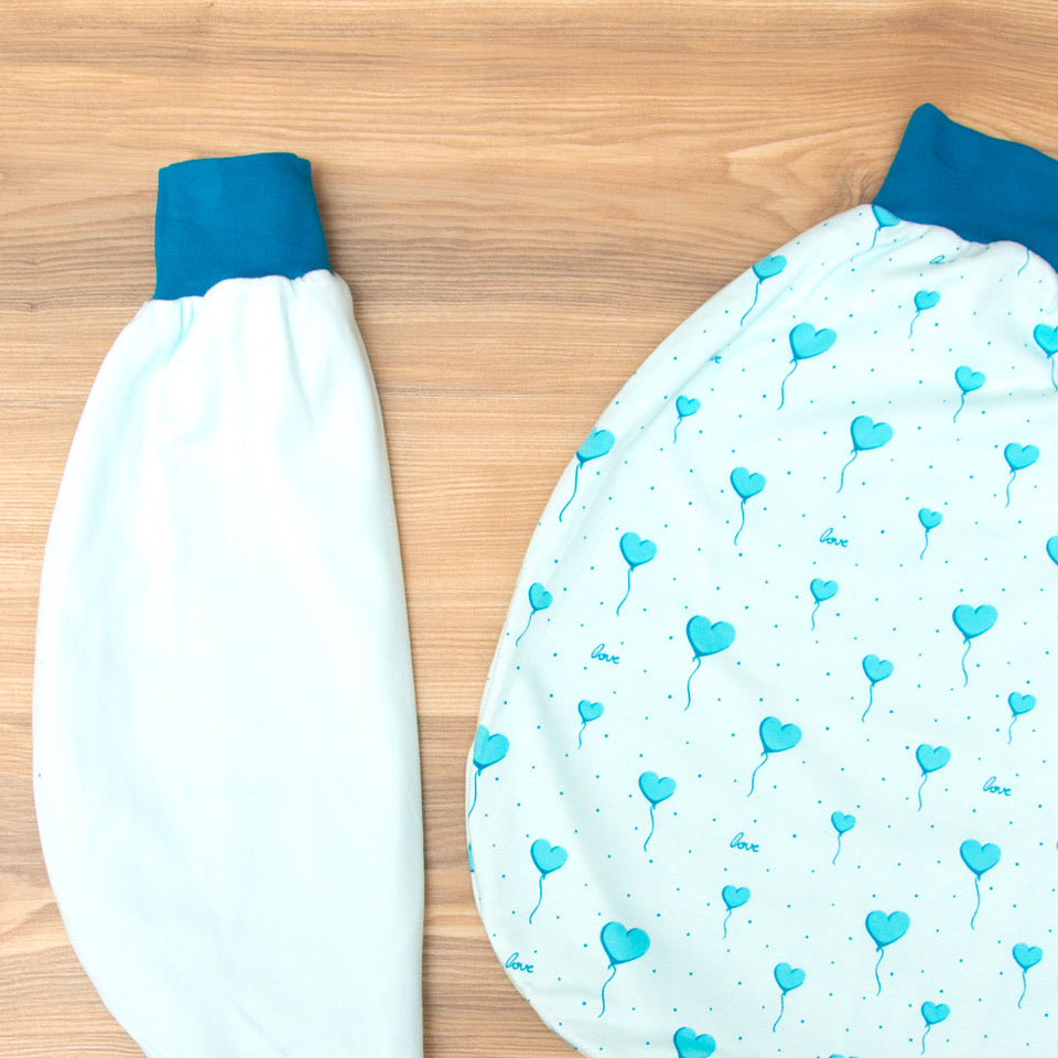 Libminna | Wendbarer Strampelsack | Blau