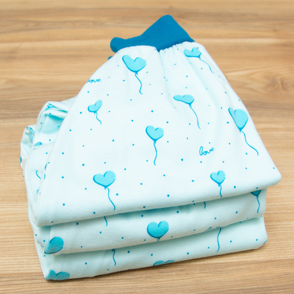 Libminna | Wendbarer Strampelsack | Blau