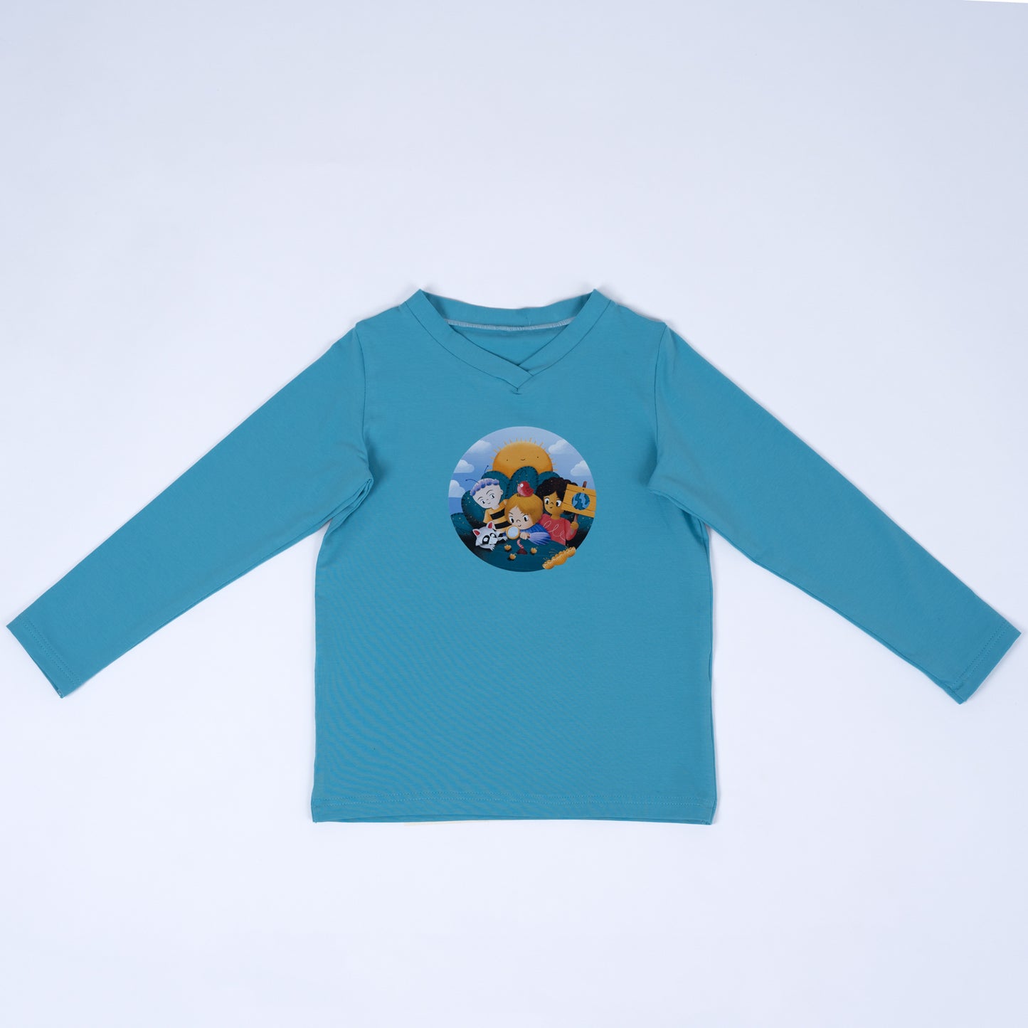 Paua Kids | Unisex Langarm-Shirt "Umwelt" | Bio-Baumwolle