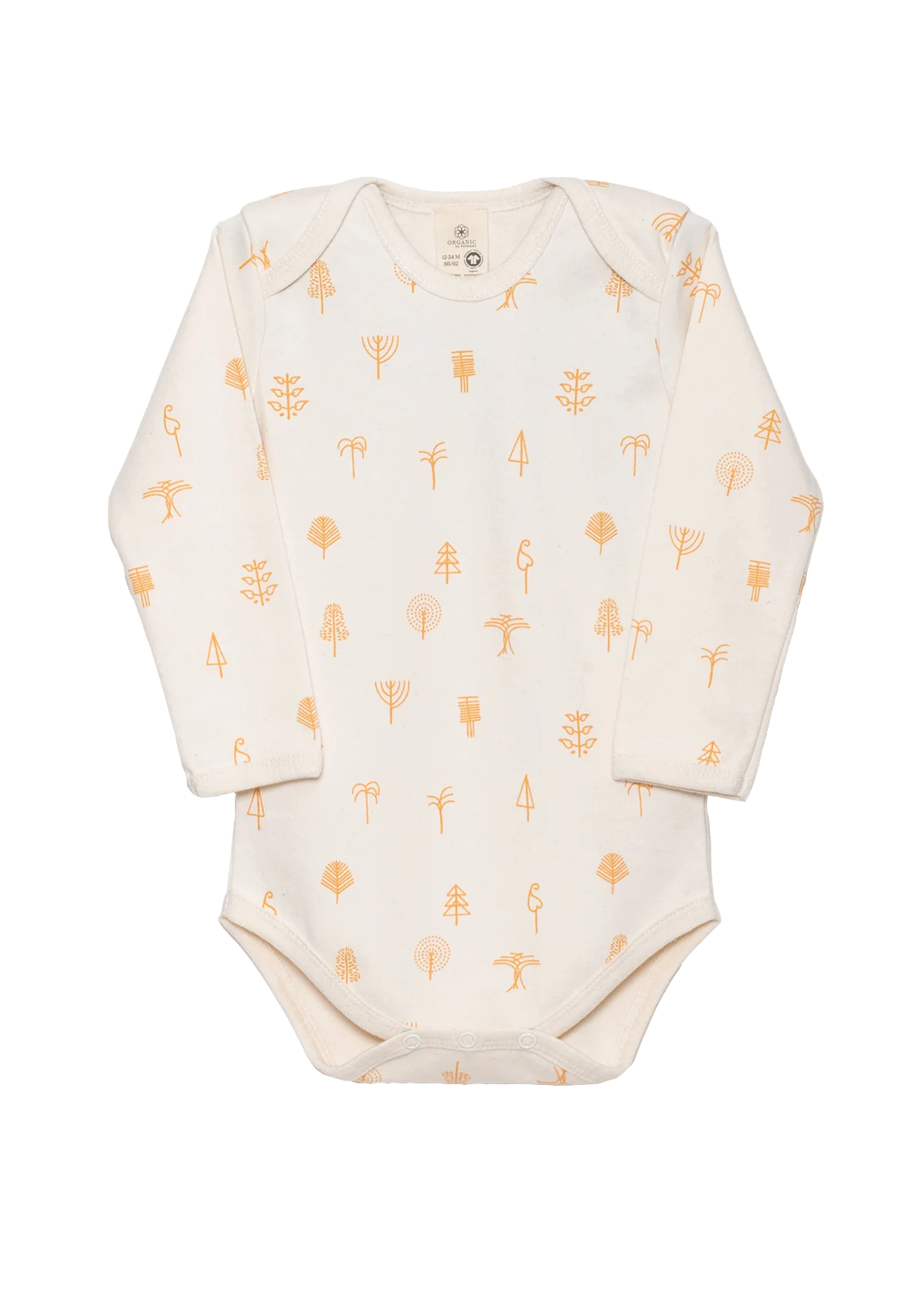 Organic by Feldman | Baby Body Langarm | Protective Forest