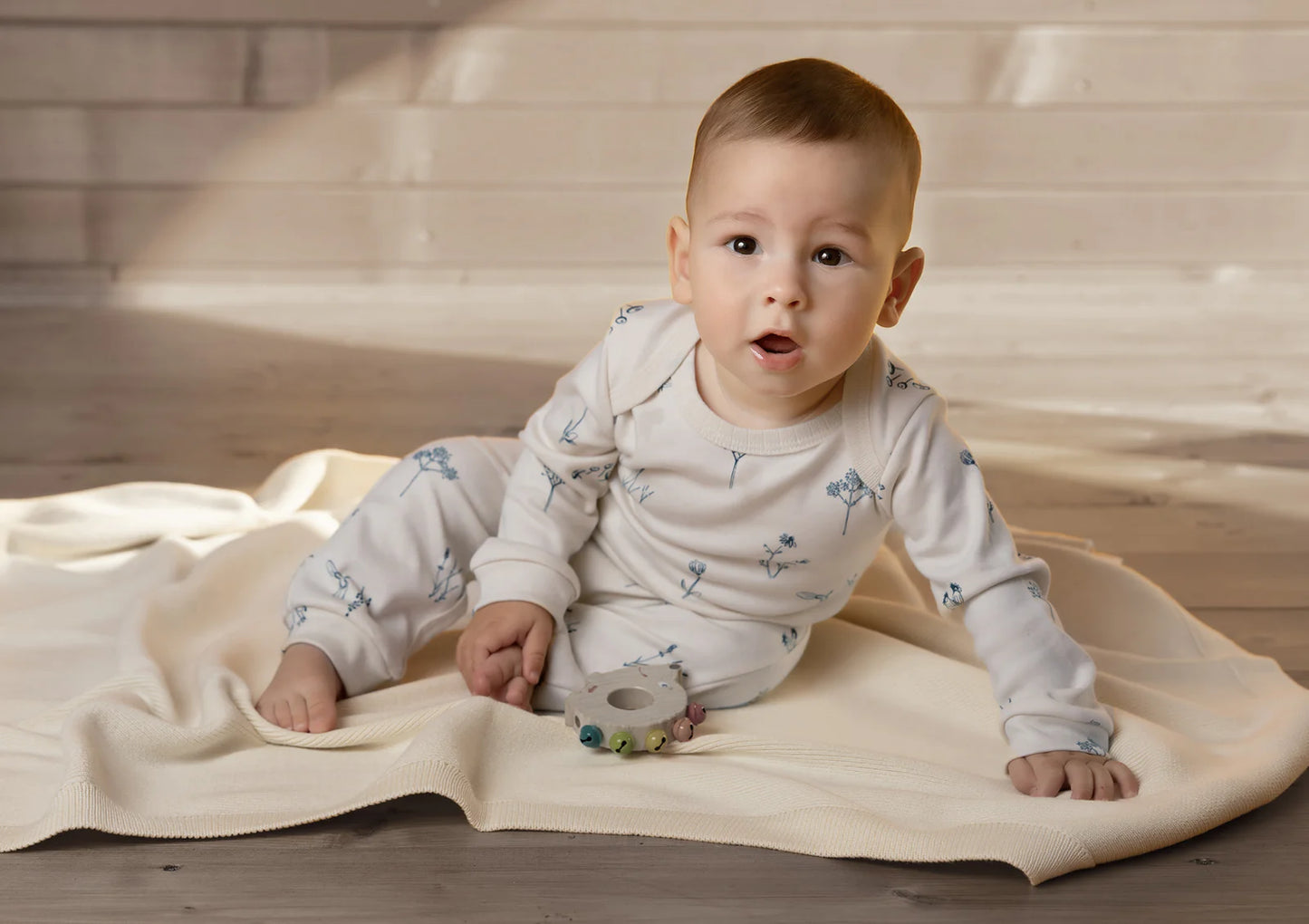 Organic by Feldman | Play-Suit Langarm | Plants Delight