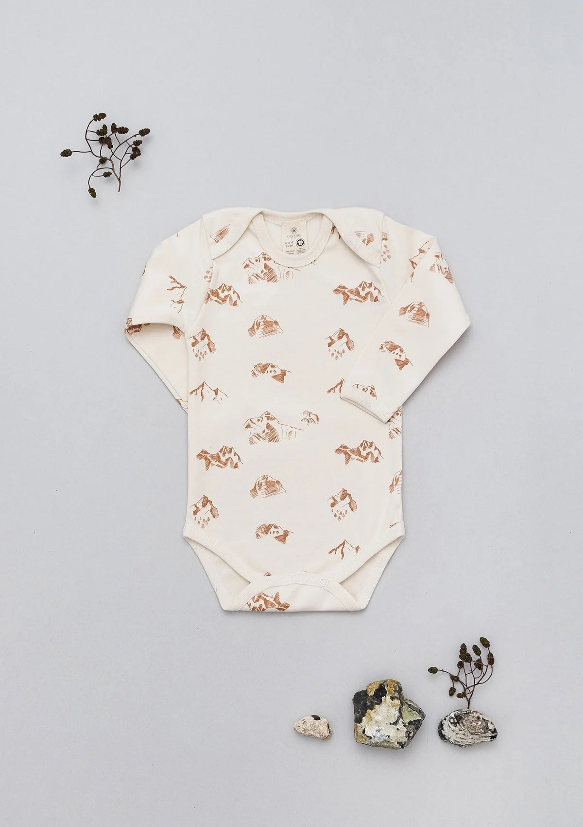 Organic by Feldman | Baby Body Langarm | Healing Mountains