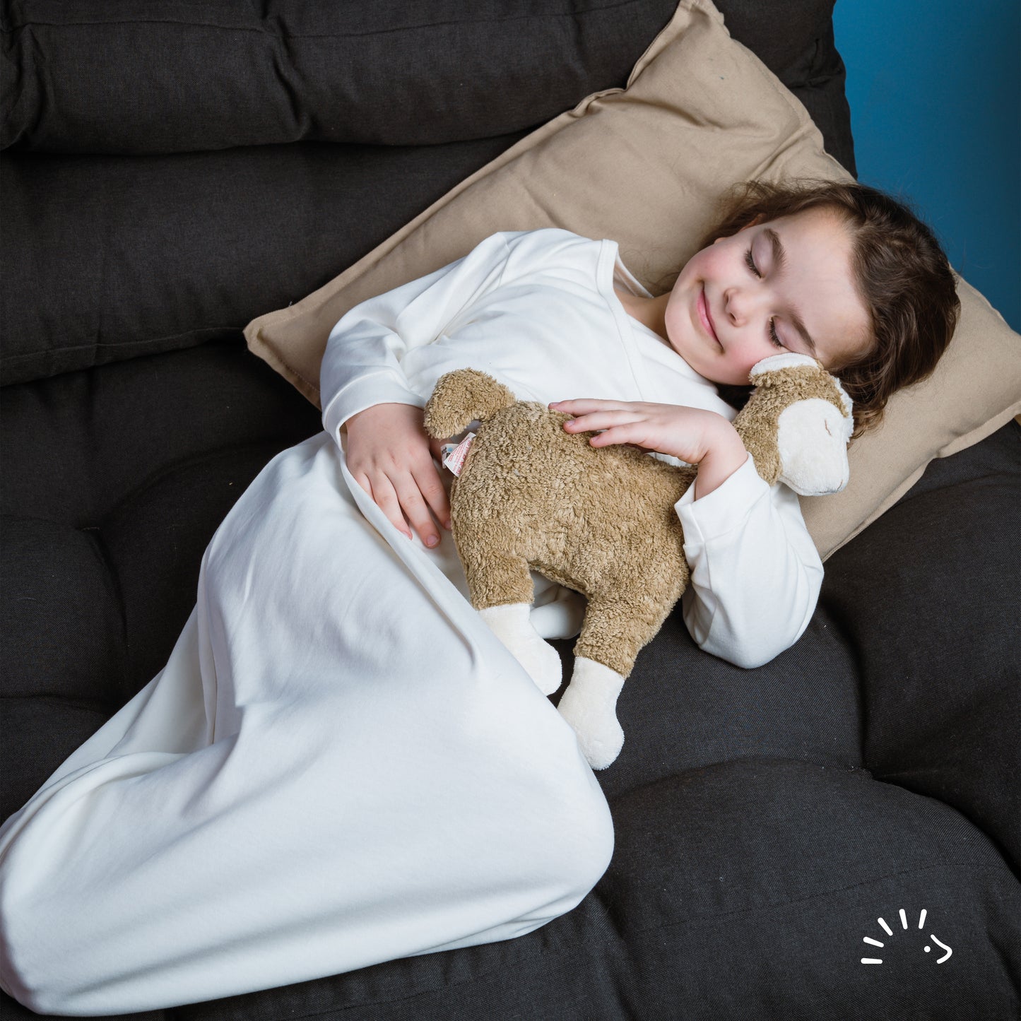 Popolini | Innenschlafsack Interlock | Ecru