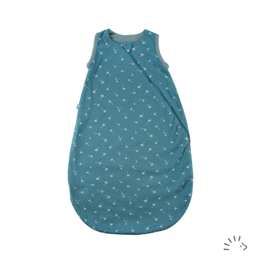 Popolini | Newborn Schlafsack | Vintage Blue Dandelion