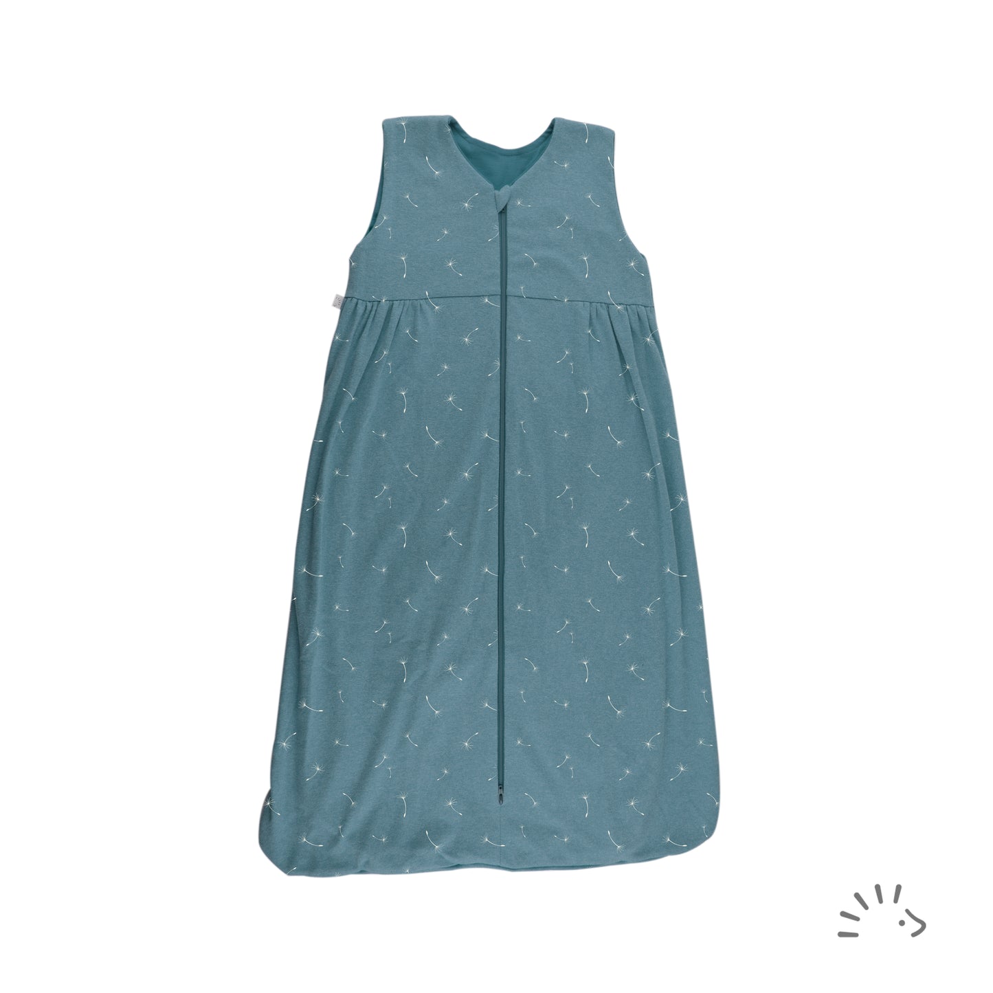 Popolini | Schlafsack ohne Arm | Vintage Blue Dandelion