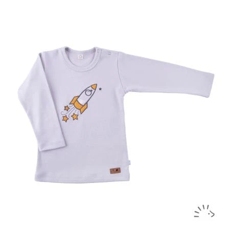 Popolini | Langarmshirt | Hellgrau - Rocket