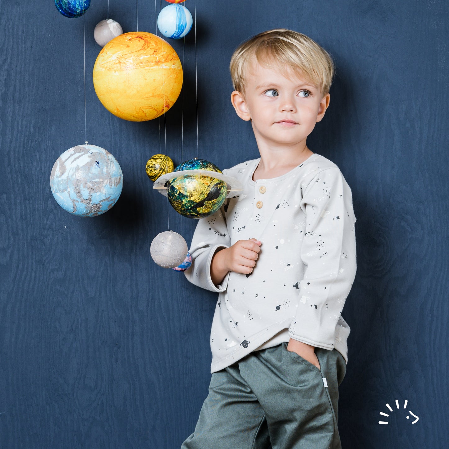 Popolini | Langarmshirt | Planets