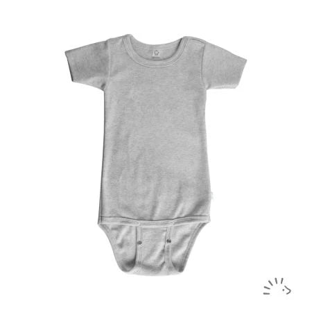 Popolini | Kurzarm Body | Grau