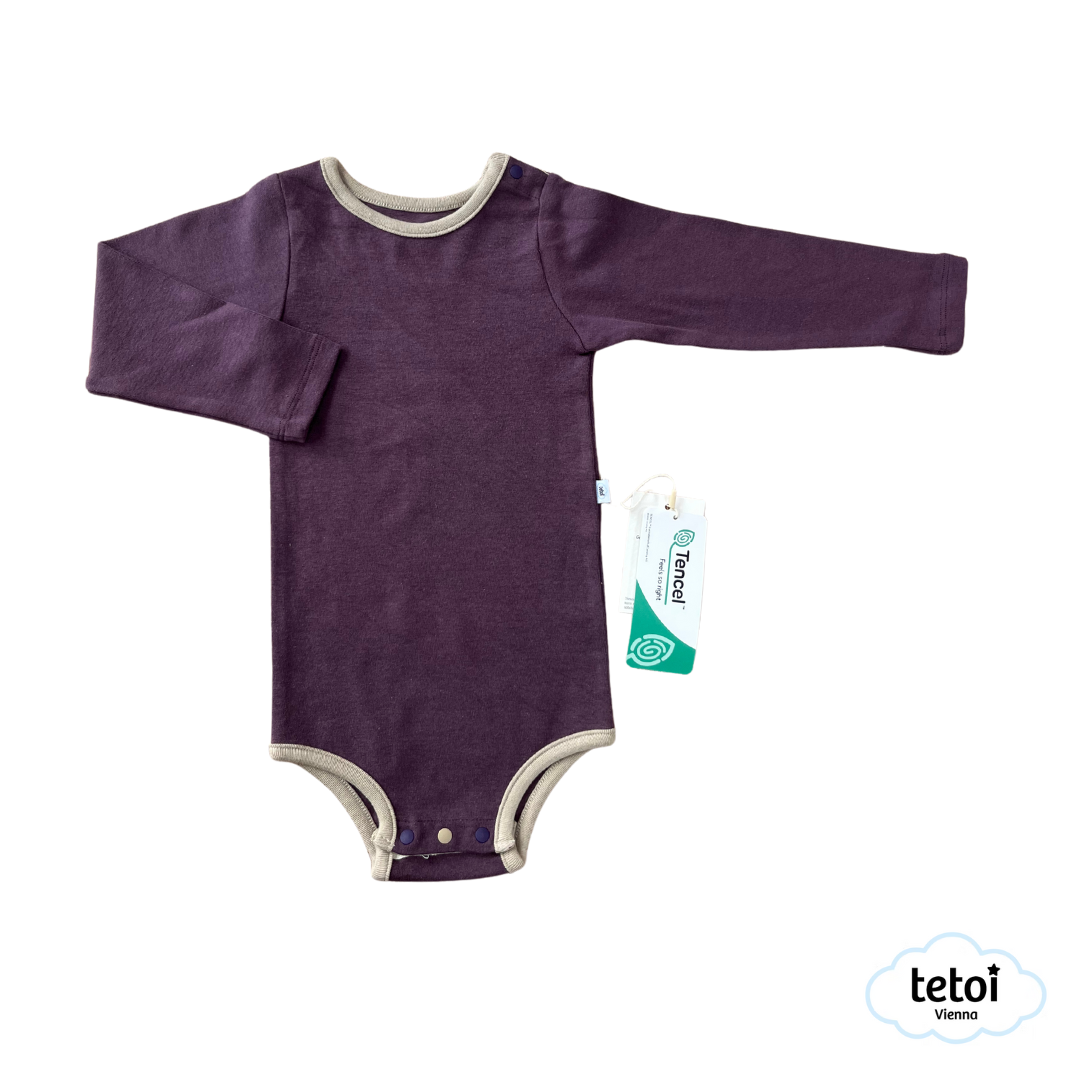 tetoi-vienna | Alpenzauber Baby Set (Body + Hose) | Grape