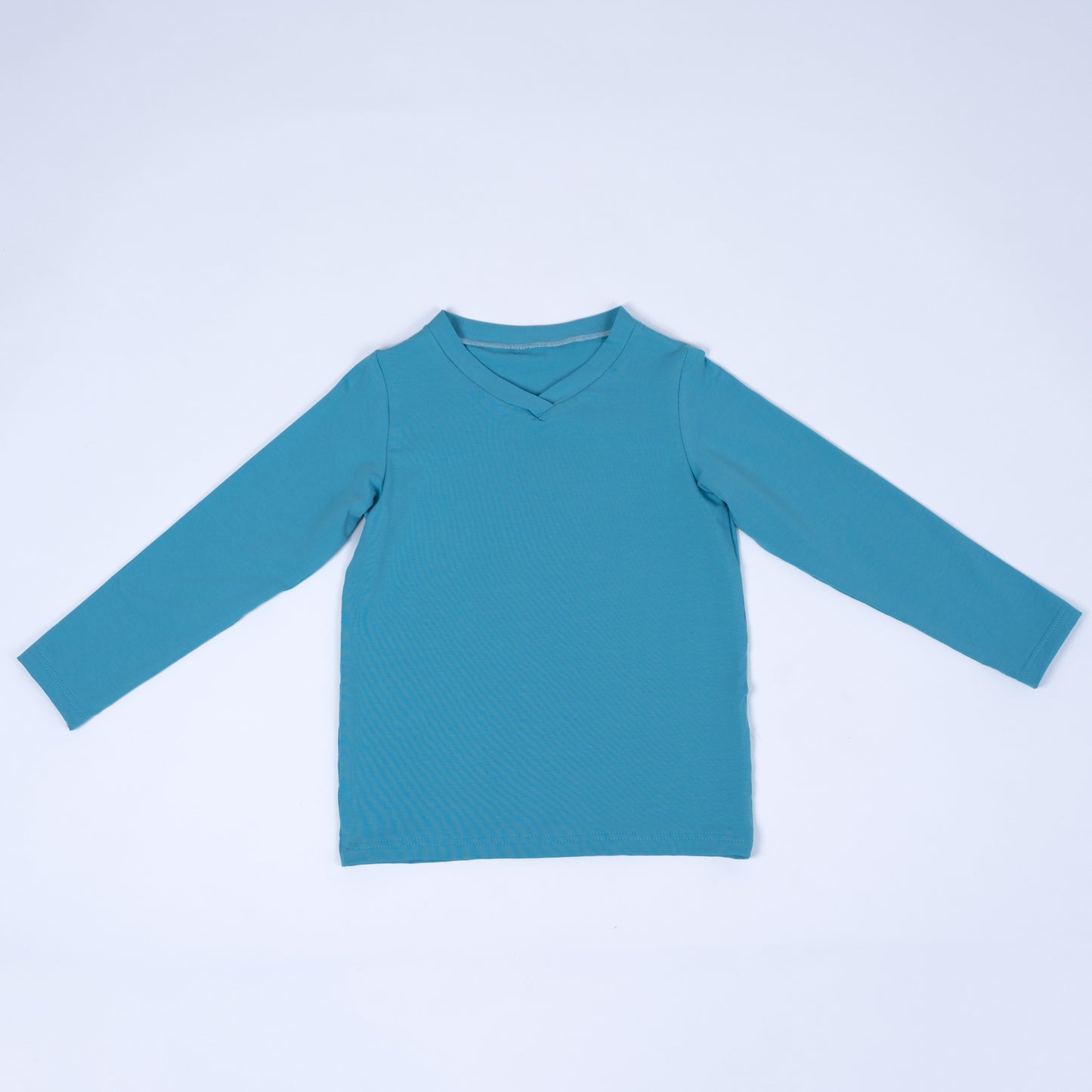 Paua Kids | Unisex Langarm-Shirt Aqua | Bio-Baumwolle