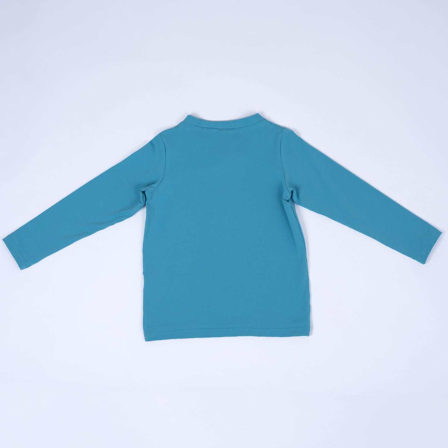 Paua Kids | Unisex Langarm-Shirt Aqua | Bio-Baumwolle