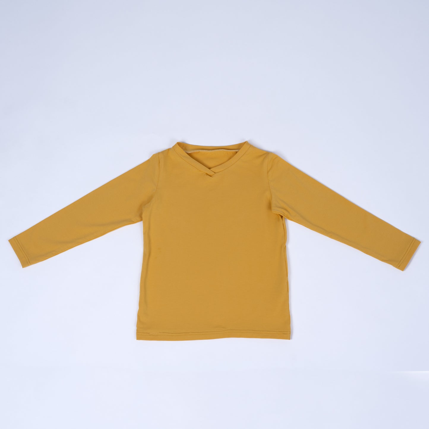 Paua Kids | Unisex Langarm-Shirt Gelb | Bio-Baumwolle