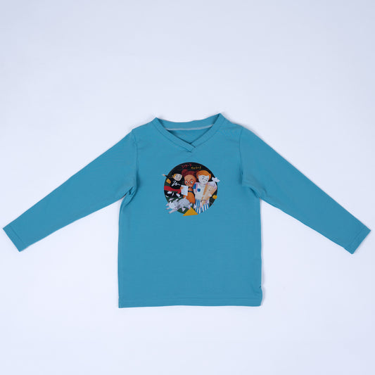 Paua Kids | Unisex Langarm-Shirt "Schule" | Bio-Bauwolle