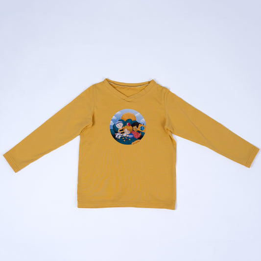 Paua Kids | Unisex Langarm-Shirt "Umwelt" | Bio-Baumwolle