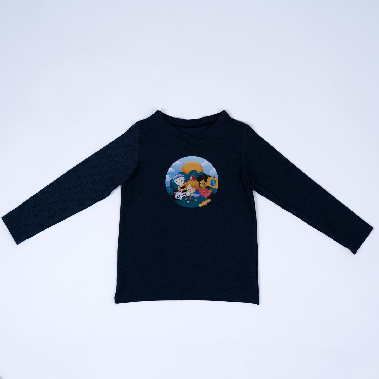 Paua Kids | Unisex Langarm-Shirt "Umwelt" | Baumwolle & Lyocell