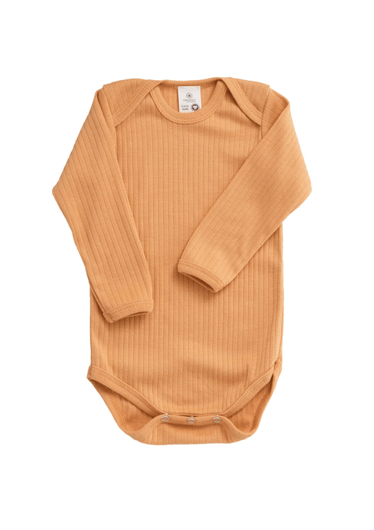 Organic by Feldman | Baby Body Langarm | Play of Colors (Ochre)