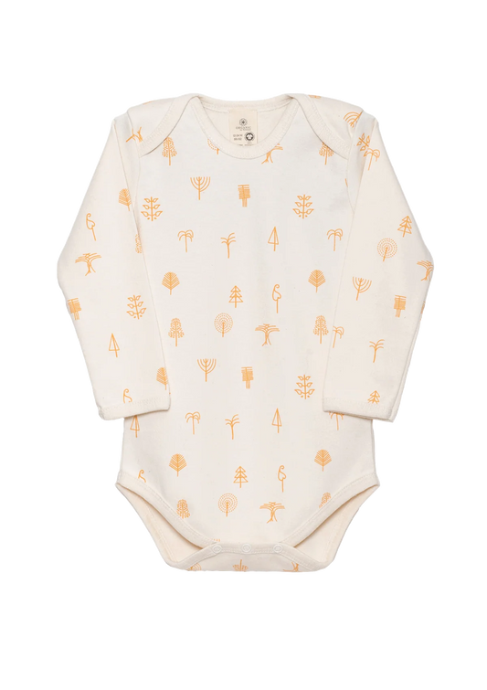Organic by Feldman | Baby Body Langarm | Protective Forest