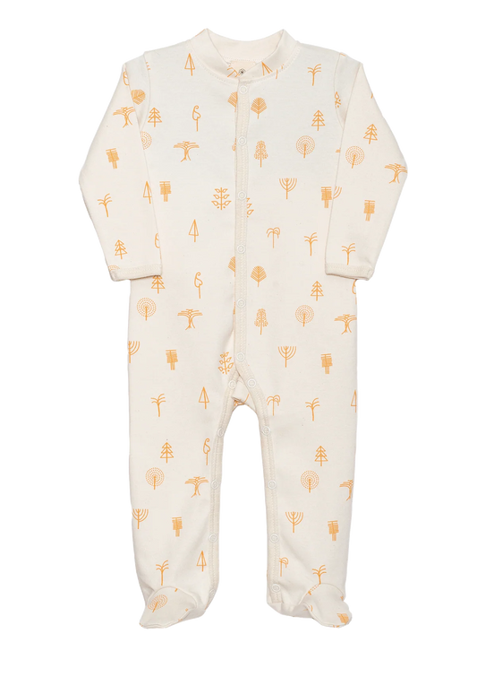 Organic by Feldman | Sleep-Suit Langarm | Protective Forest
